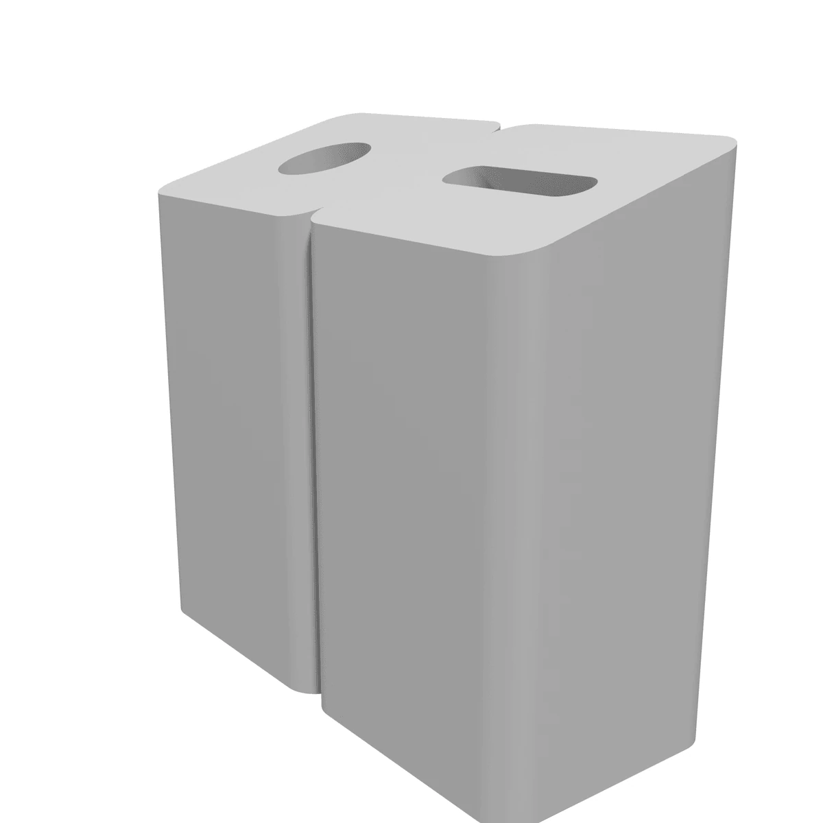 Station Waste Bin, Combined Duo (set of 10)