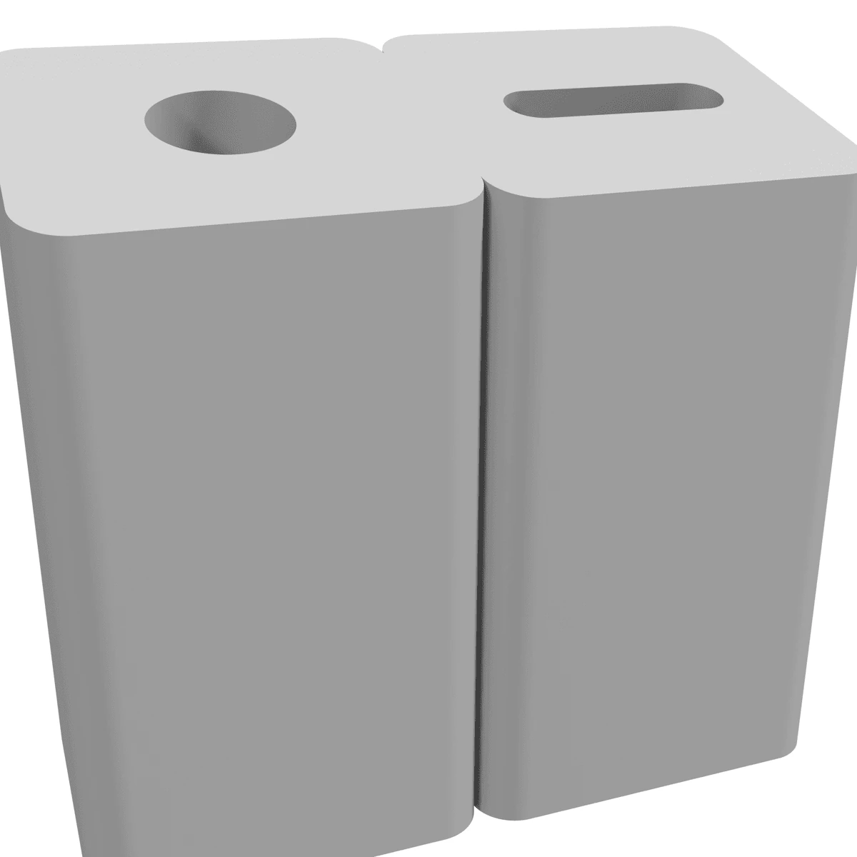 Station Waste Bin, Combined Duo (set of 10) detail view
