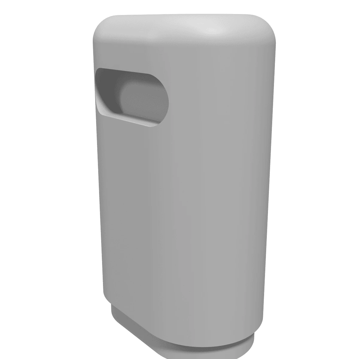 Station Waste Bin, Modern Oval (set of 10)