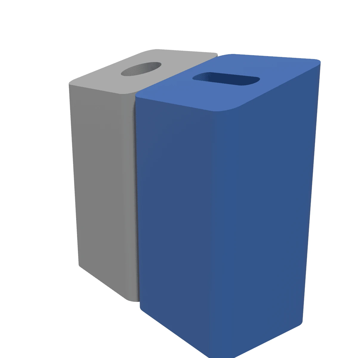 Station Waste Bin, Recycle Duo (set of 10)