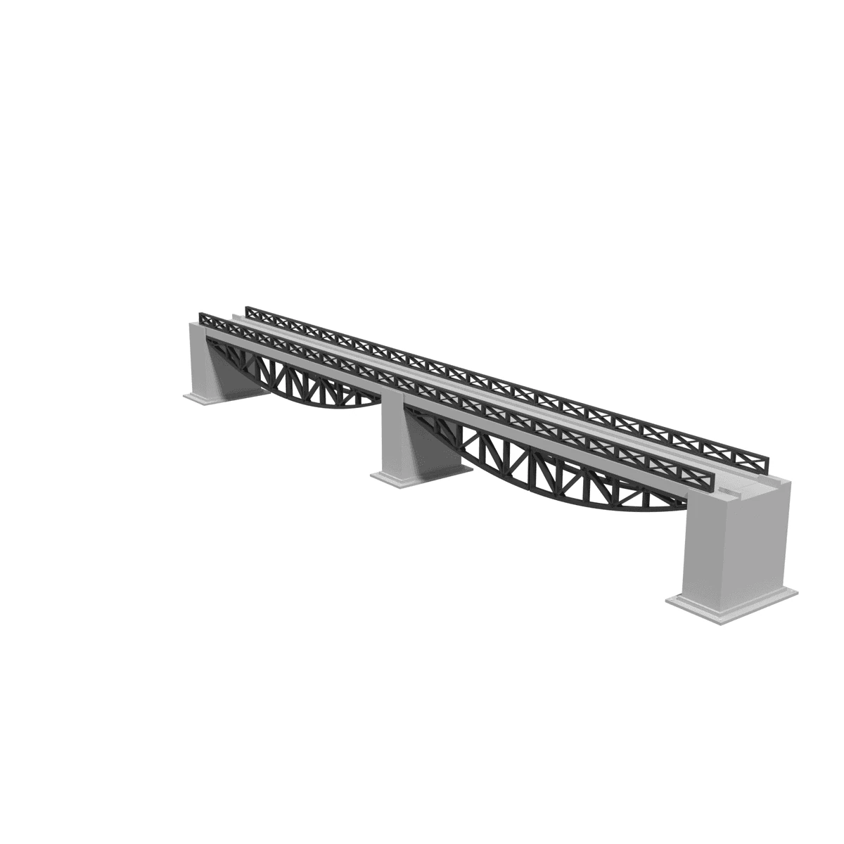 Fishbelly Bridge 720 mm, Single Track