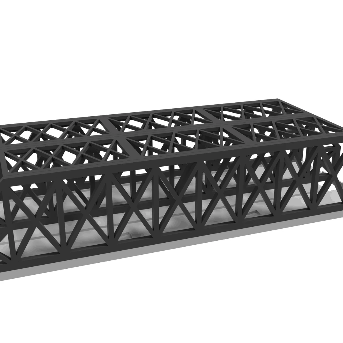 Modular Bridge, X-Beam Dual Track 18 in, for Bachmann E-Z Track detail view