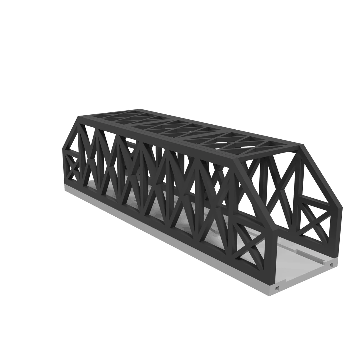 Modular Bridge, X-Beam Single Track 13.5 in, for Bachmann E-Z Track