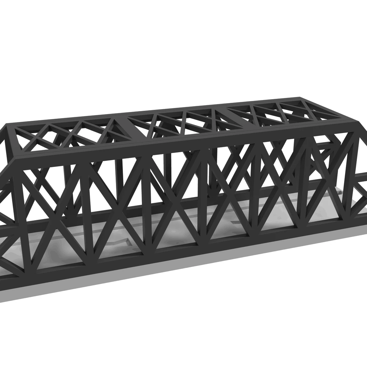 Modular Bridge, X-Beam Single Track 13.5 in, for Bachmann E-Z Track detail view