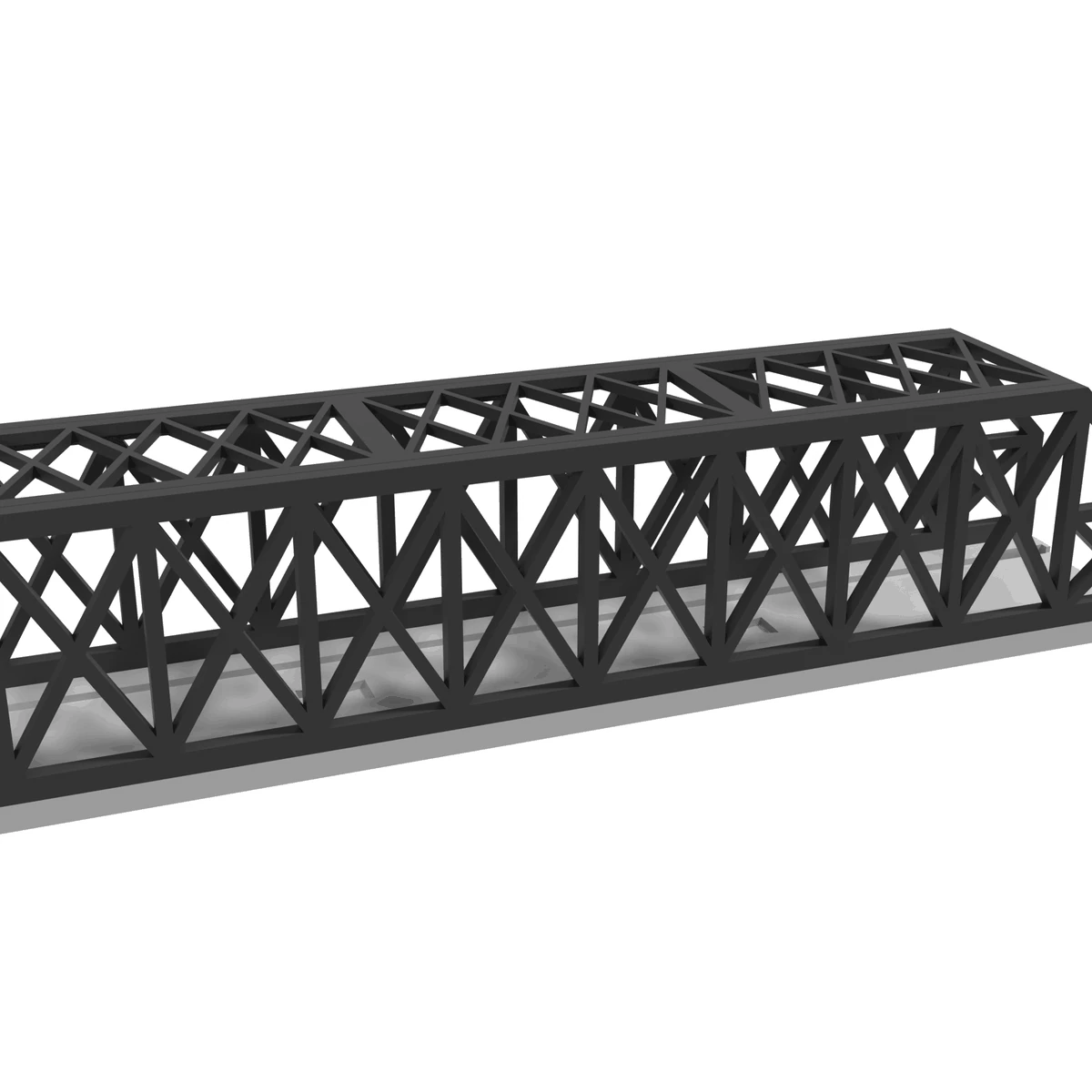Modular Bridge, X-Beam Single Track 18 in, for Bachmann E-Z Track detail view