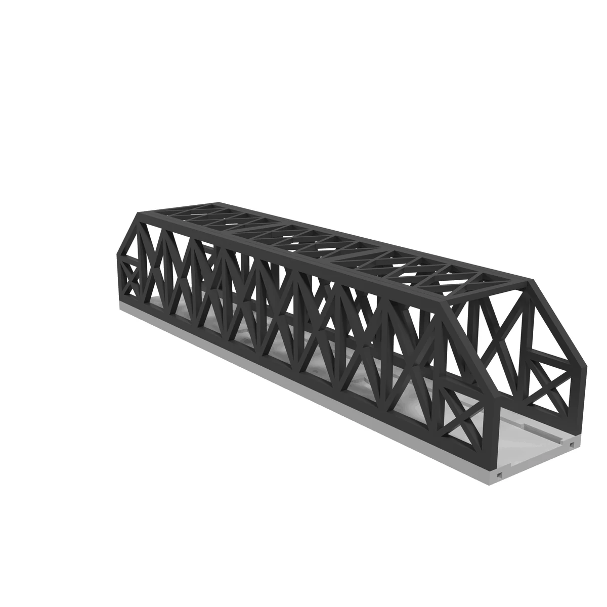 Modular Bridge, X-Beam Single Track 18 in, for Bachmann E-Z Track