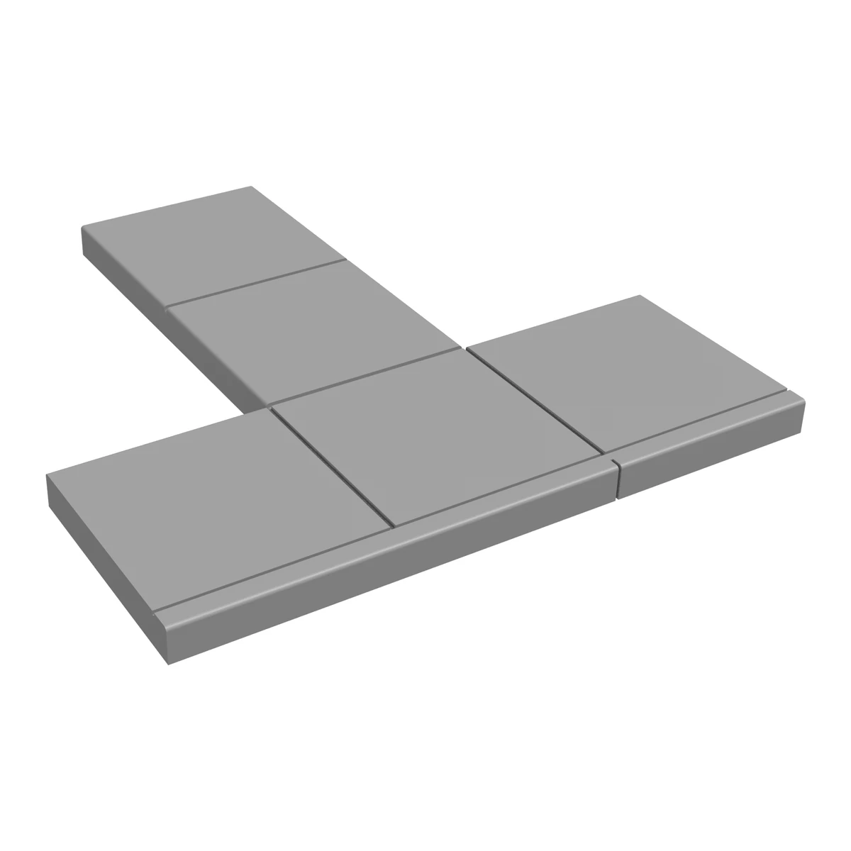 Florida Concrete Sidewalk with Curb detail view