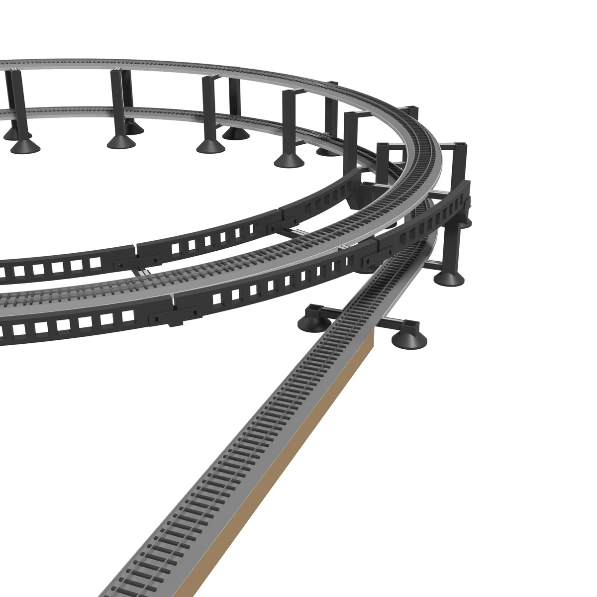 Helix Tower, Single Track R22, 1.5 Turns, for Bachmann E-Z Track detail view