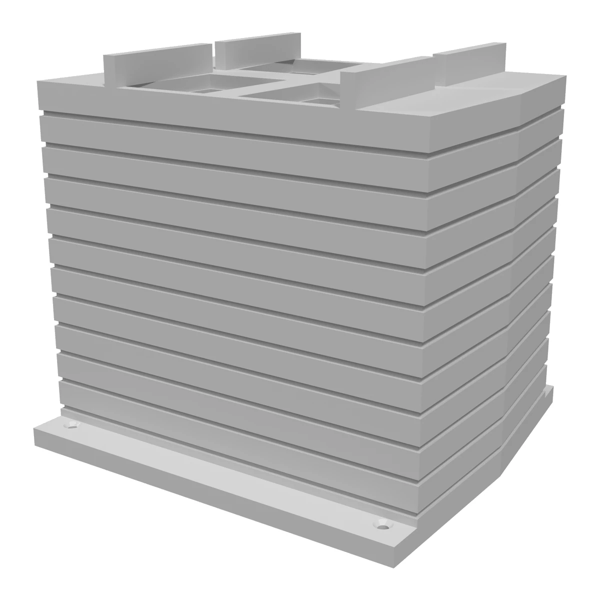 Bridge Pier - Curved Center Pillar, for Bachmann E-Z Track
