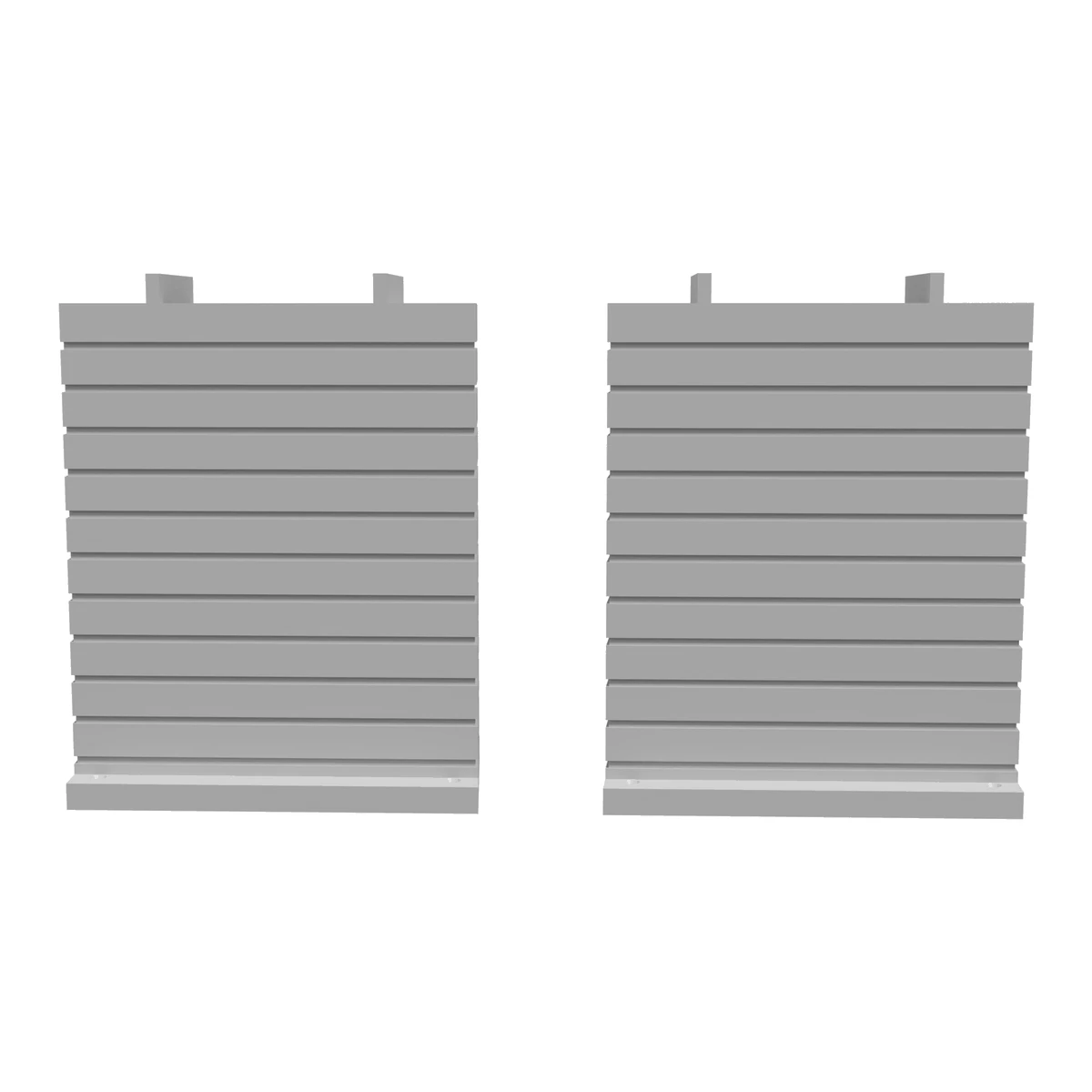 Bridge Pier - Curved Single Track Flush, N Scale for Kato Unitrack R381 (set of 2) front view