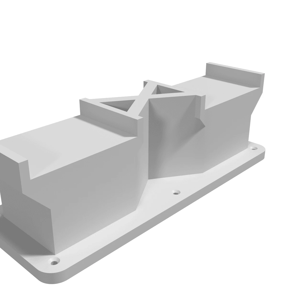 Pillar - Dual Track, X-Brace detail view