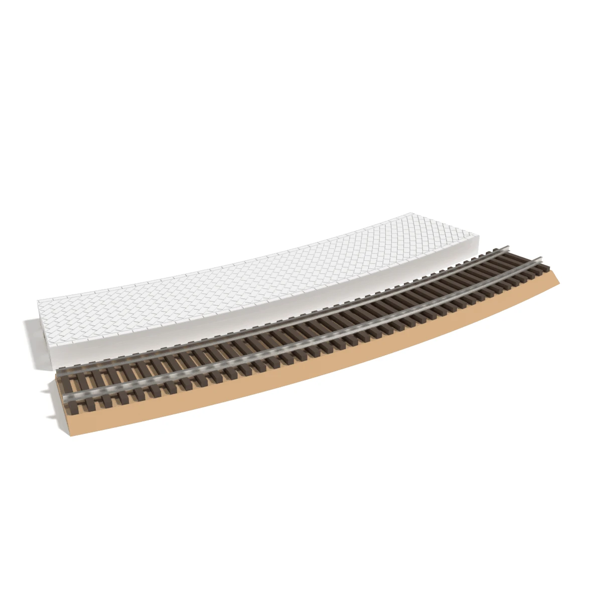 Modular Platform, Curved 22 in, for Atlas Snap Track