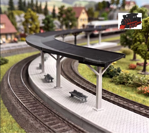 Modular Platform, Curved, for Bachmann E-Z Track — photo 4