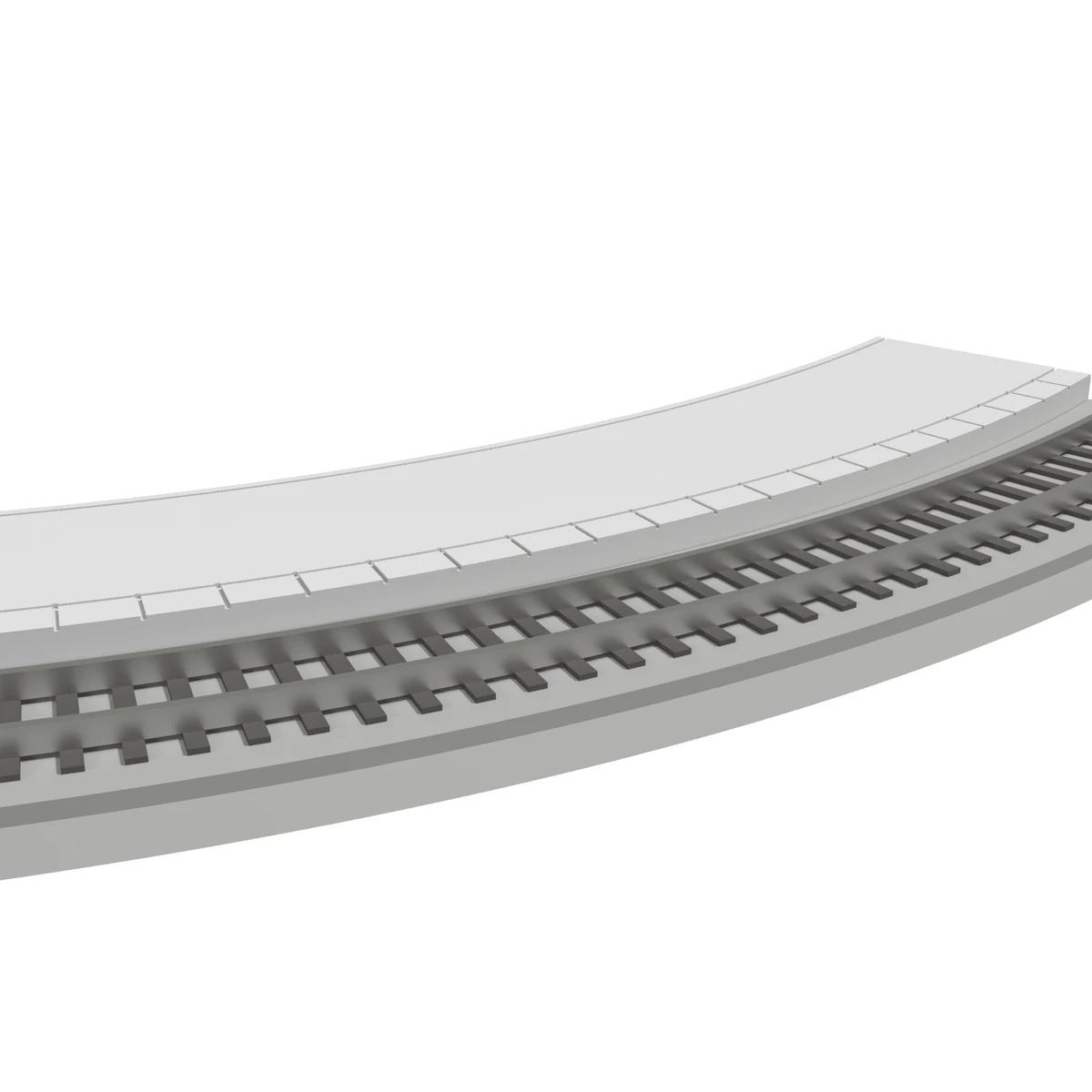 Modular Platform, Curved R216 Inner, N Scale, for Kato Unitrack detail view