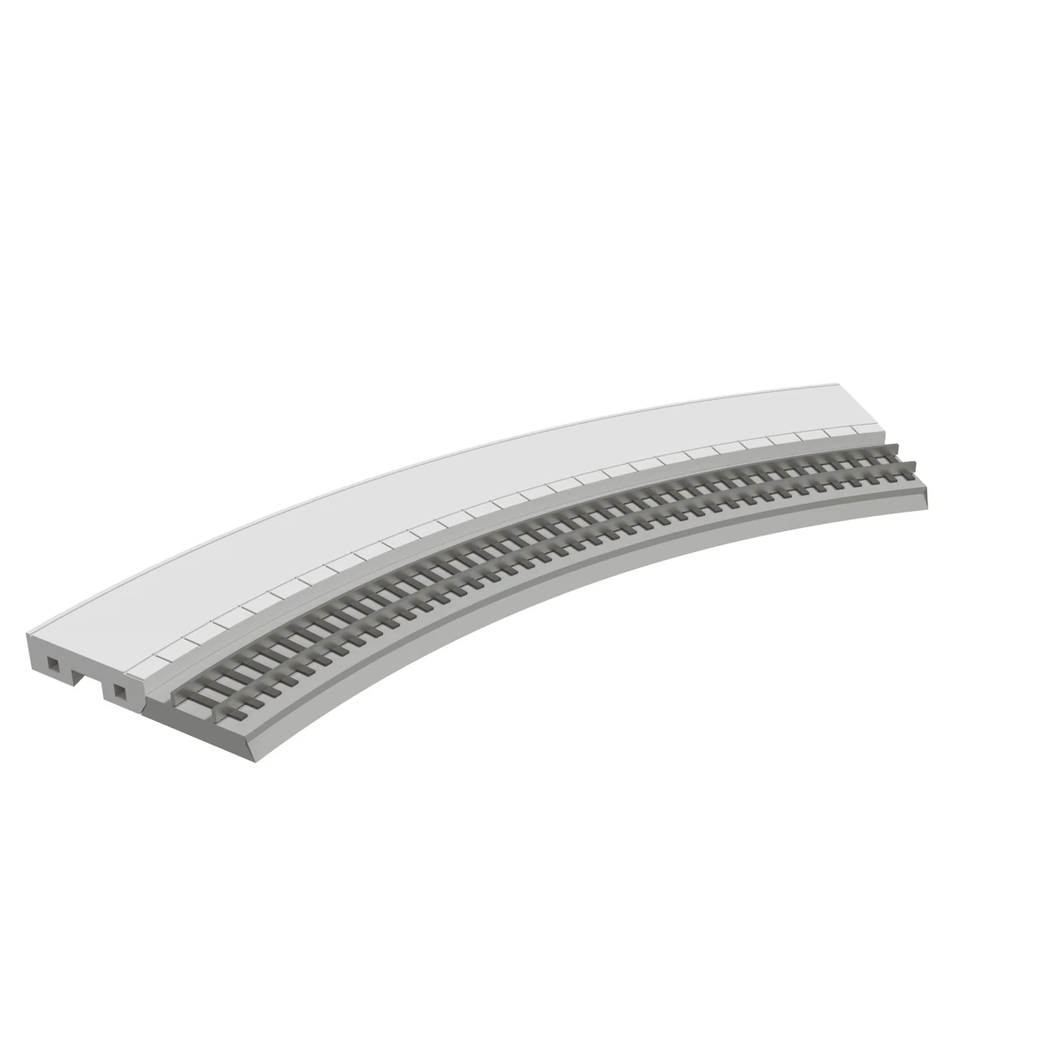 Modular Platform, Curved R216 Outer, N Scale, for Kato Unitrack