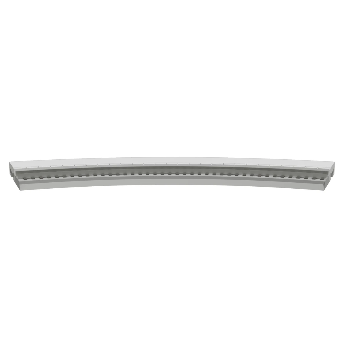 Modular Platform, Curved R216 Outer, N Scale, for Kato Unitrack front view