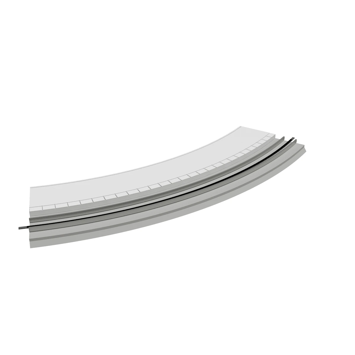 Modular Platform, Curved R249 Inner, N Scale, for Kato Unitrack