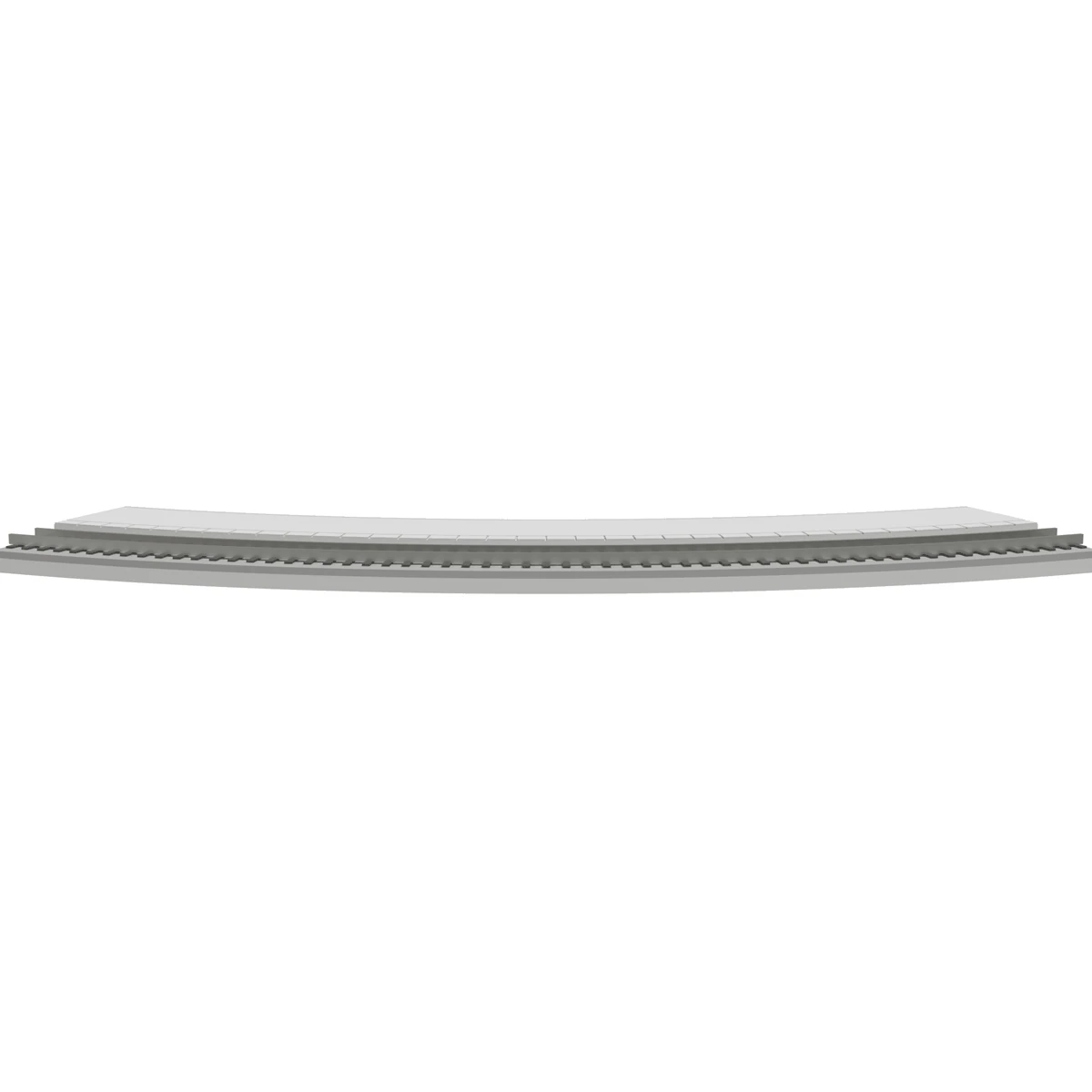 Modular Platform, Curved R315 Inner, N Scale, for Kato Unitrack front view