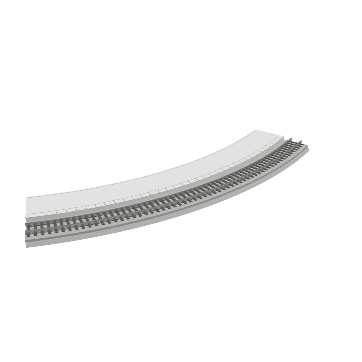 Modular Platform, Curved R315 Inner, N Scale, for Kato Unitrack