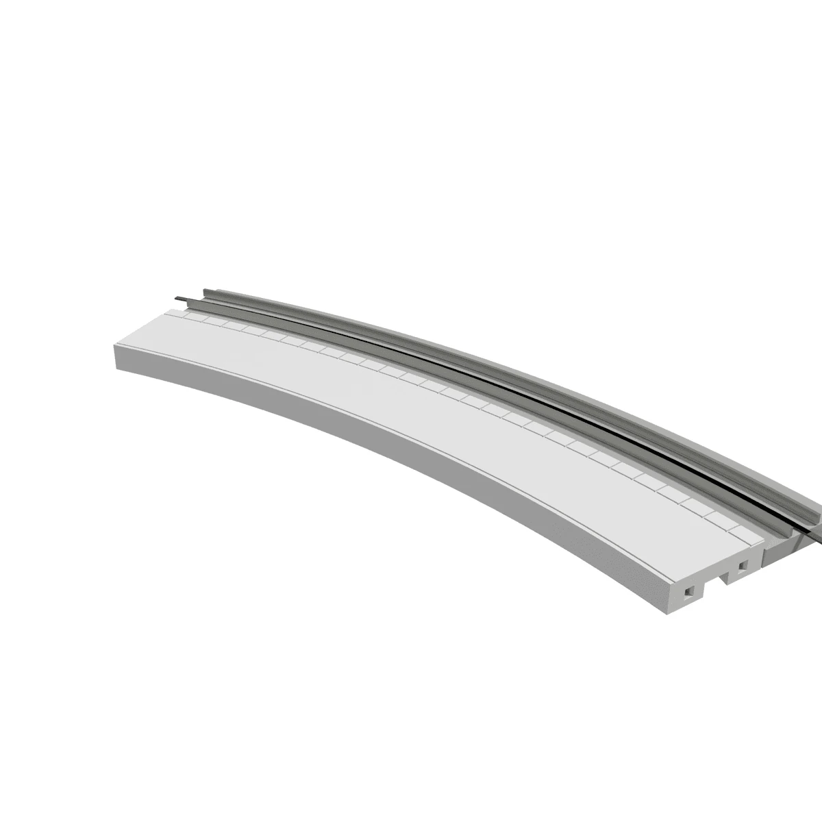 Modular Platform, Curved R381 Inner, N Scale, for Kato Unitrack