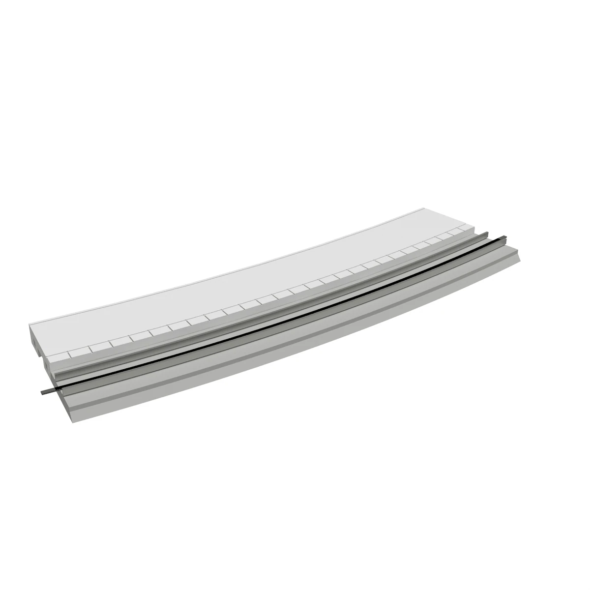 Modular Platform, Curved R718 Inner, N Scale, for Kato Unitrack