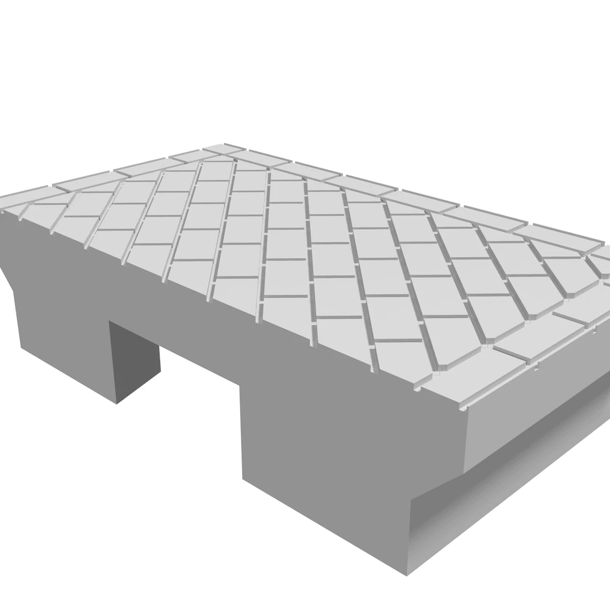 Modular Platform, End Cap detail view