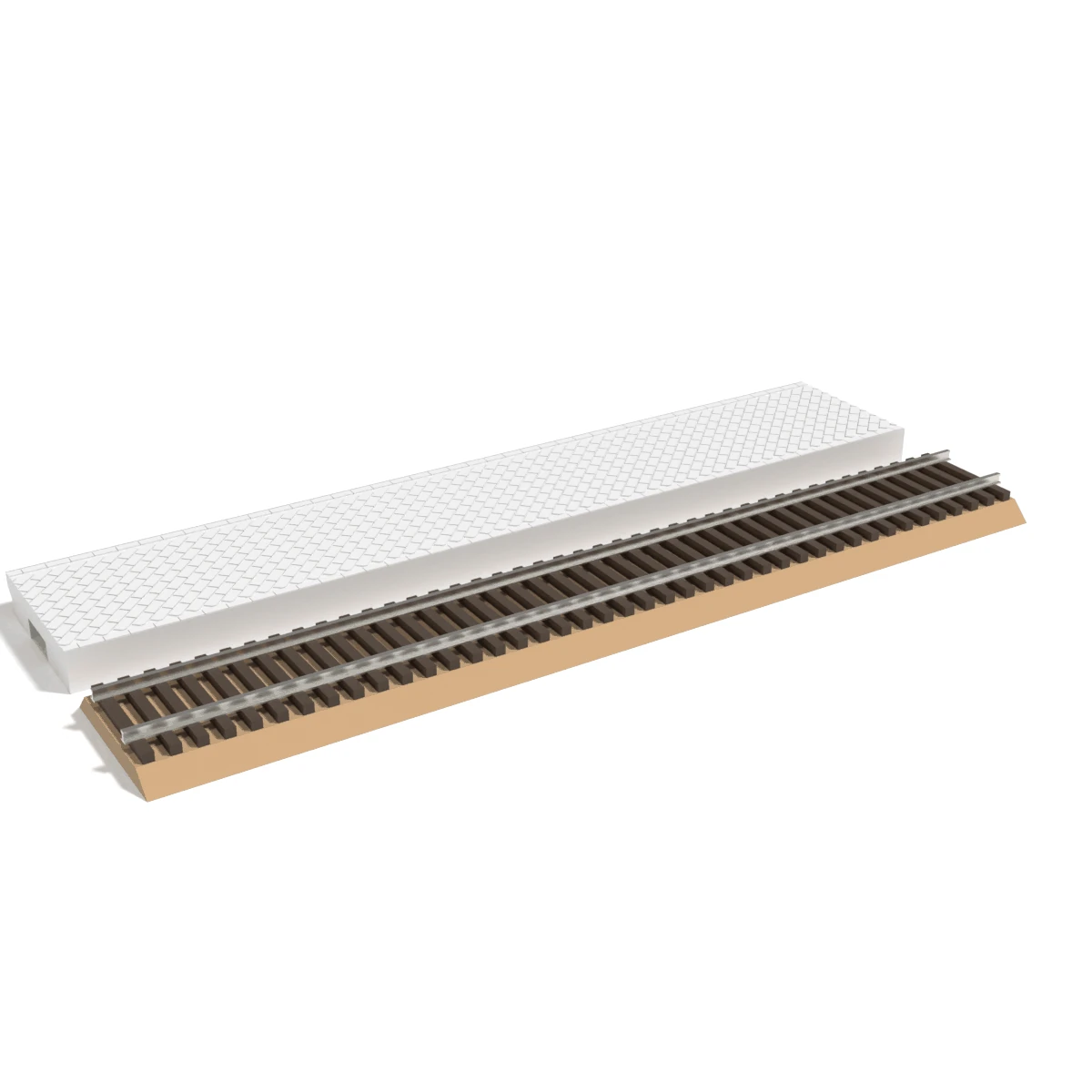 Modular Platform, Straight 9 in, for Atlas Snap Track