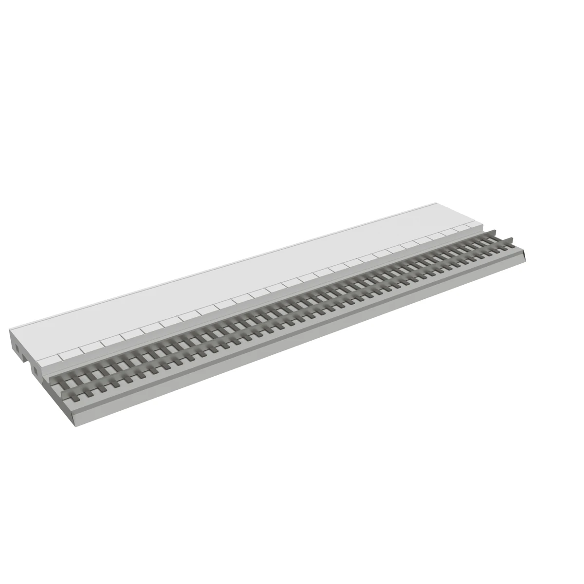 Modular Platform, Straight 186 mm, N Scale, for Kato Unitrack