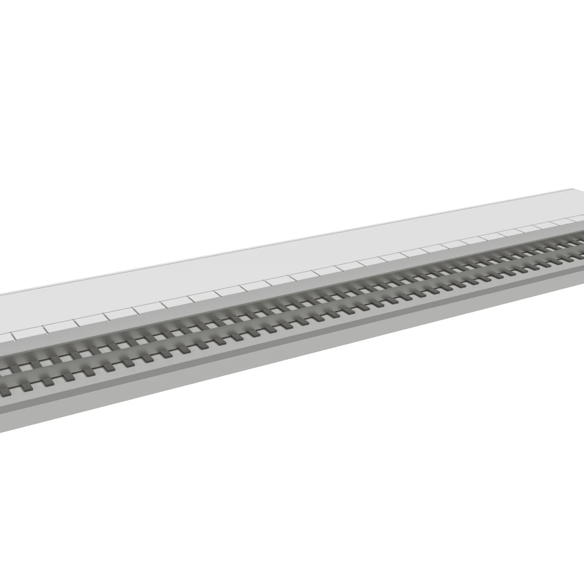 Modular Platform, Straight 248 mm, N Scale, for Kato Unitrack detail view