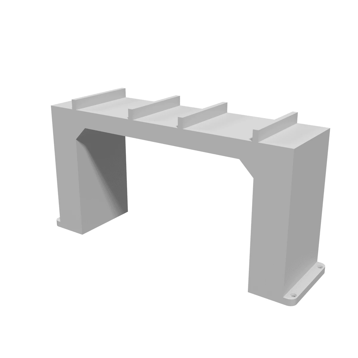 Portal Pier - Dual Track, Clear Span