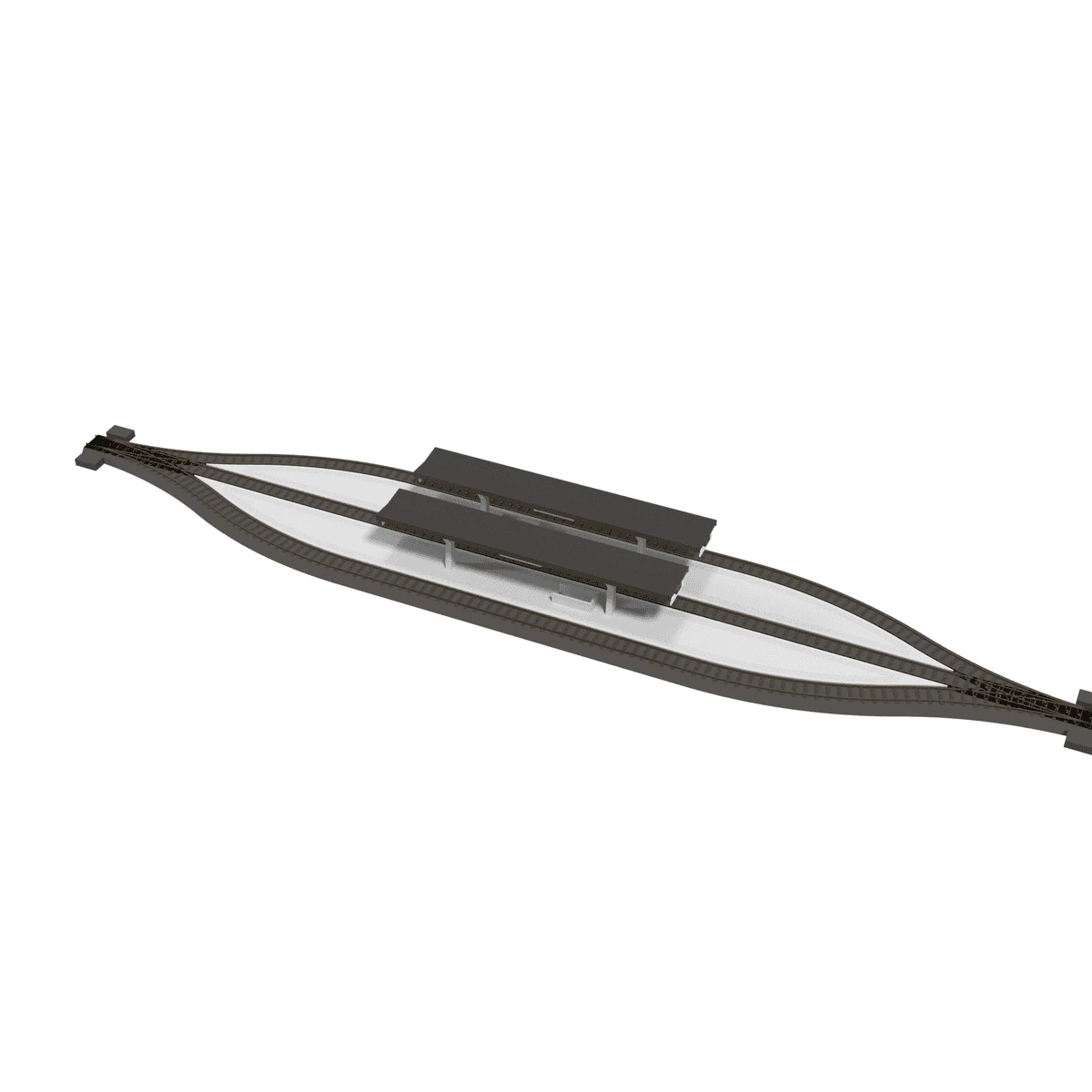 Dual V-Roof Station Set