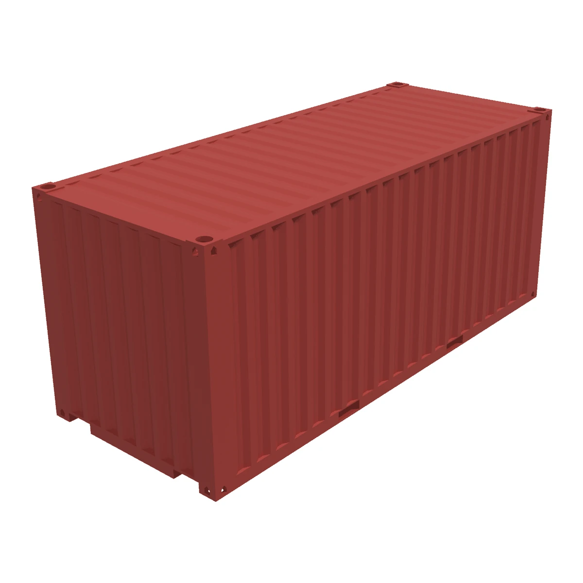 Shipping Containers, O Scale blind view