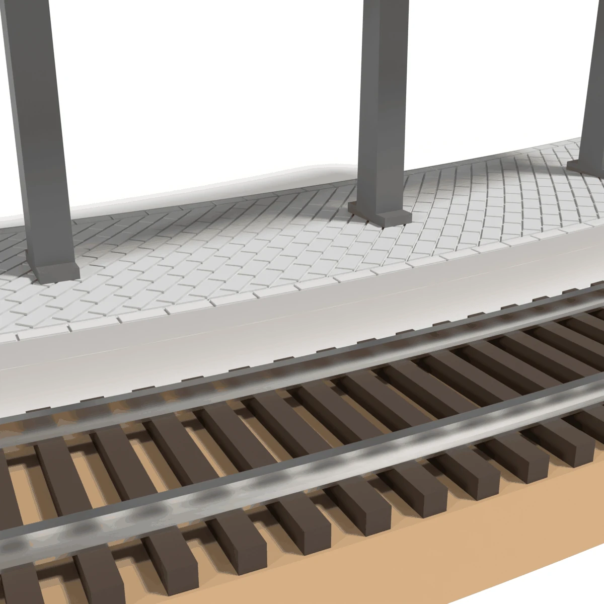 Modular Station, Curved 22 in, for Atlas Snap Track detail view