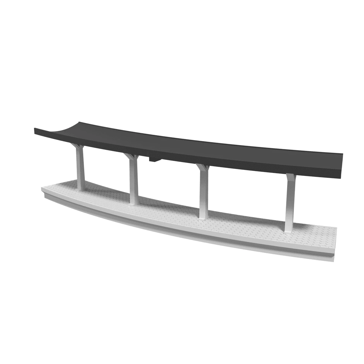 Modular Station, Curved 22 in, for Power-Loc Track