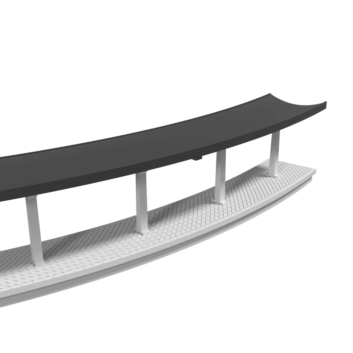 Modular Station, Curved 22 in, for Power-Loc Track detail view