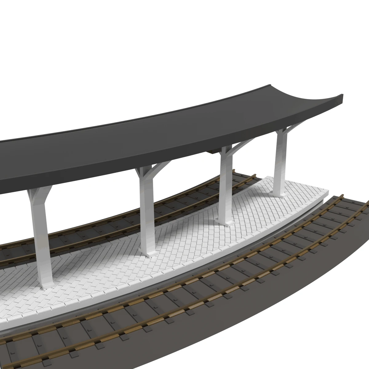 Modular Station, Curved R1/R2 detail view