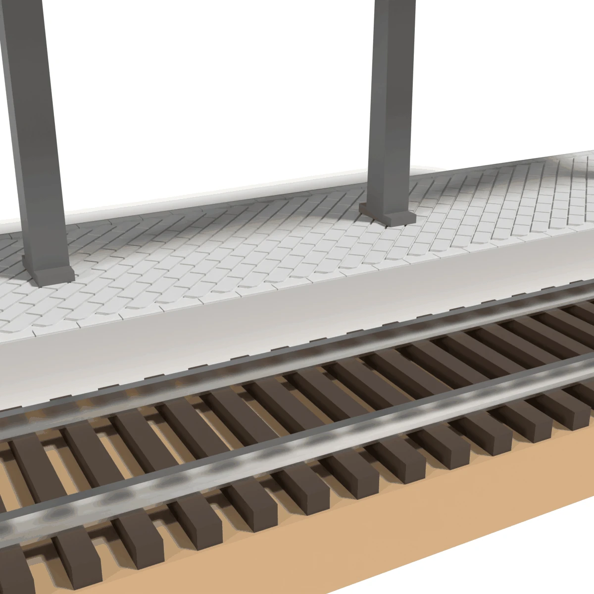 Modular Station, Straight 9 in, for Atlas Snap Track detail view