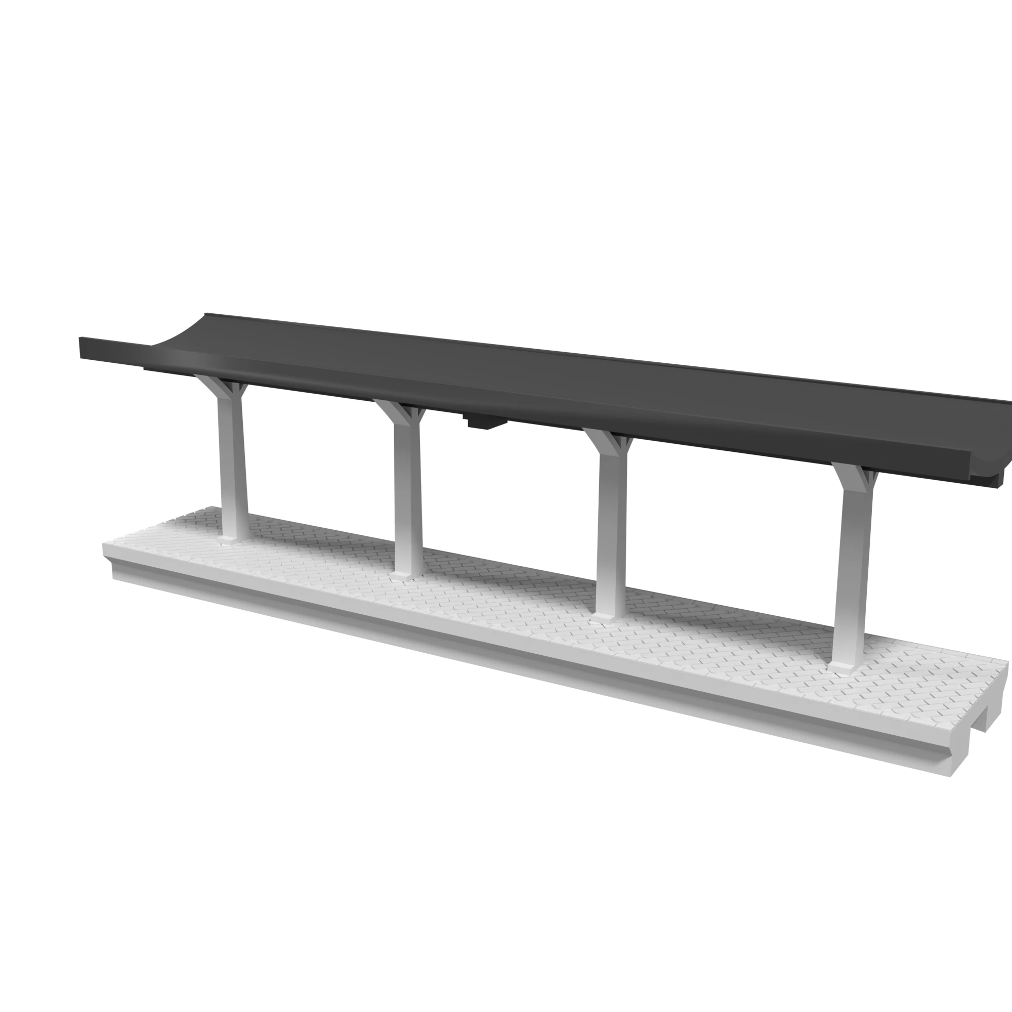 Modular Station, Straight 9 in, for Bachmann E-Z Track