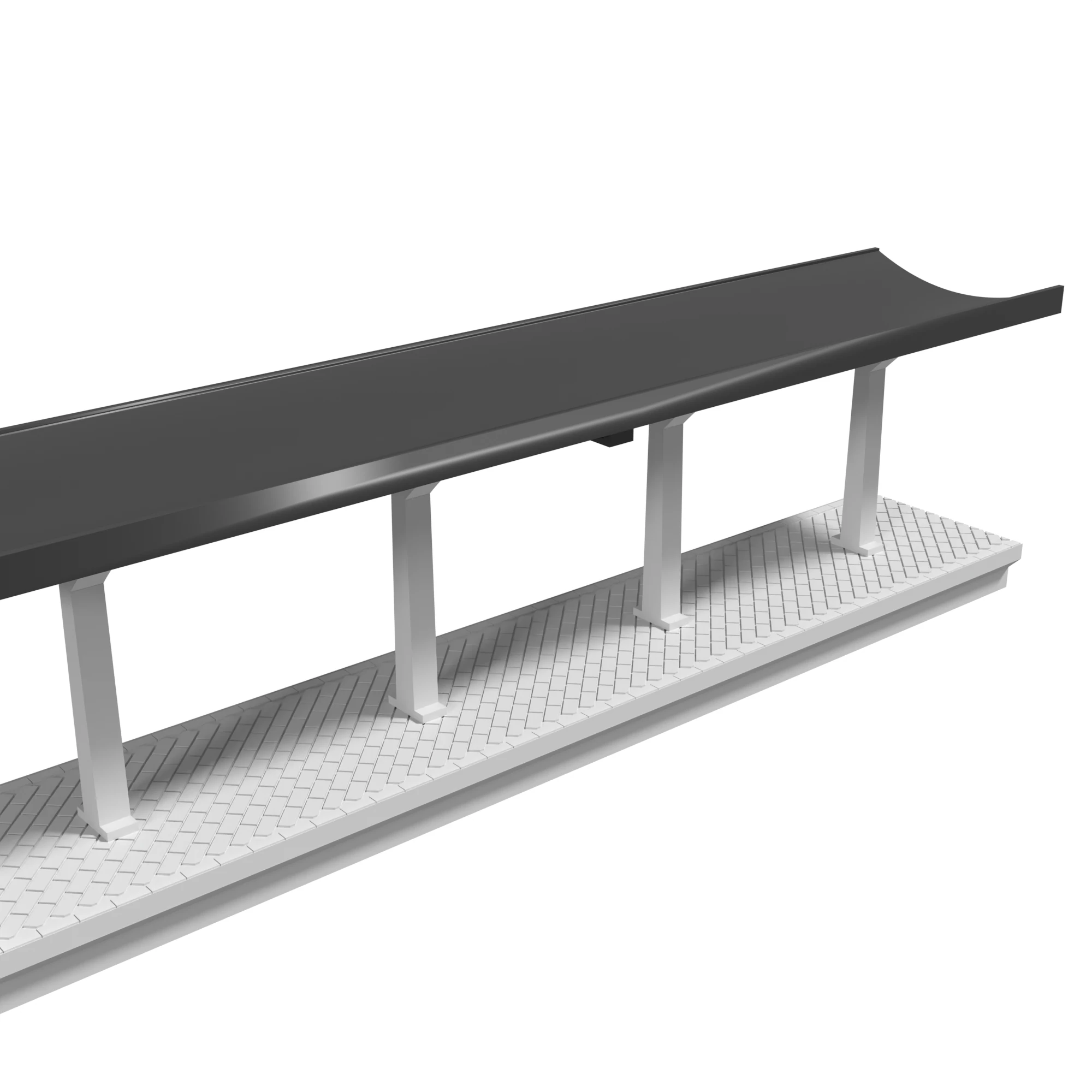 Modular Station, Straight 9 in, for Bachmann E-Z Track detail view